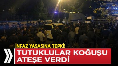 Batman Cezaevi'nde tutuklular koğuşları ateşe verdi