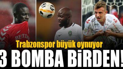 Trabzonspor'dan üç bomba transfer! Naby Sarr, Jody Lukoki ve Carlos Augusto