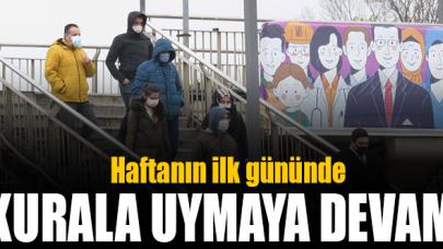 İstanbullular maske kuralına uymaya devam ediyor