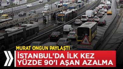 İstanbul'da toplu taşımada bir ilk! Yüzde 91 azalma