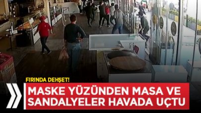 Sandalyeler havada uçtu! Maske uyarısı kavgayla bitti