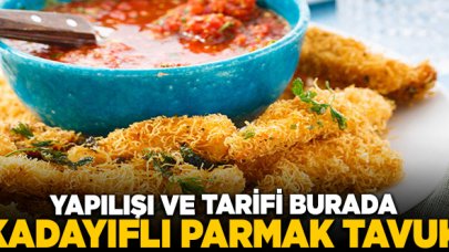 Gelinim Mutfakta günün yemeği | Kadayıflı parmak tavuk tarifi, malzemeleri ve yapılışı