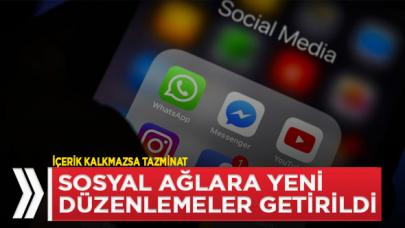 Sosyal medyaya yeni düzenlemeler!