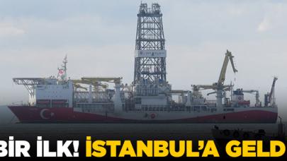 Türkiye'nin ilk sondaj gemisi İstanbul'dan Karadeniz'e açılıyor