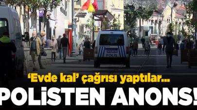 İstiklal Caddesi'nde evde kal çağrısı