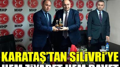 MHP İl Başkanı'ndan hem ziyaret hem davet