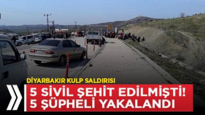 Kulp'taki terör saldırısına ilişkin 5 şüpheli gözaltına alındı