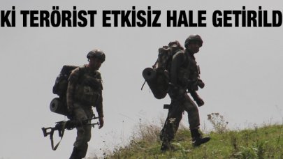 2  PKK'lı terörist etkisiz hale getirildi