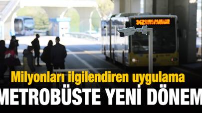 Metorbüs duraklarında temal kameralı denetim