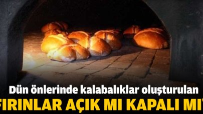 Sokağa çıkma yasağı fırınlar açık mı kapalı mı?