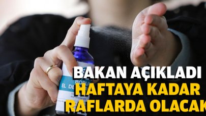 Yerli ve milli bor katkılı el dezenfektanları haftaya satışa sunulacak