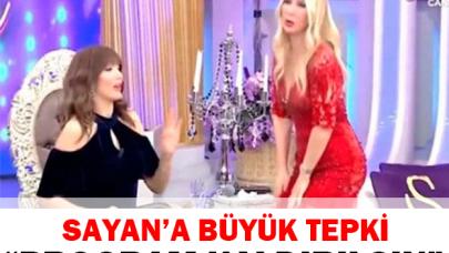 Skandal yaşanan program sunucusu Seda Sayan'a tepkiler artıyor