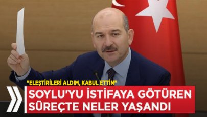 "Sayın Cumhurbaşkanım beni bağışlasın" diyen Soylu neden istifa etti?