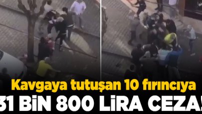 Esenler'de fırıncıların kavgasına 31 bin 800 lira ceza