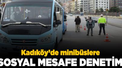 Kadıköy'de toplu ulaşım araçlarına sosyal mesafe denetimi