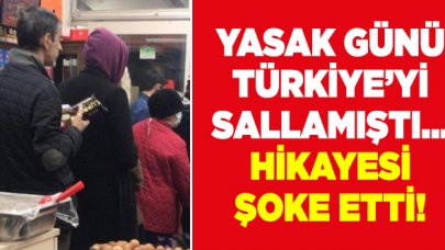 Sokağa çıkma yasağında Luppo alan vatandaşın hikayesi duyanları üzdü