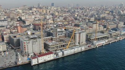 Galataport'ta çalışmalara ara verildi