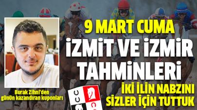 9 Mart 2018 Cuma Kocaeli ve İzmir At Yarışı Tahminleri