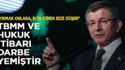 Davutoğlu: Hukuk düzeni darbe yemiştir