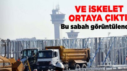 Pandemi hastanesinin iskeleti ortaya çıktı