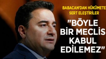 Babacan: Türkiye, ilk Meclis ruhunun bile gerisinde