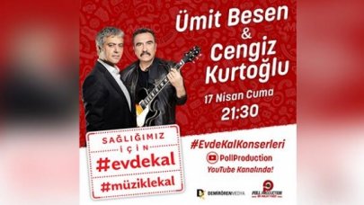 Ümit Besen ve Cengiz Kurtoğlu bu akşam canlı yayınla geliyor