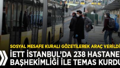 Kamu ve özel hastaneler için 4 bin 767 otobüs seferi