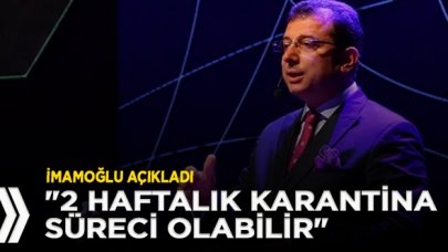 İmamoğlu: 23 Nisan-1 Mayıs arası sokağa çıkma yasağı olabilir