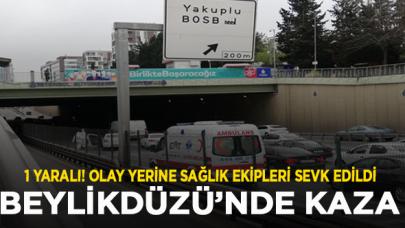 Son dakika... Beylikdüzü'nde kaza! 1 yaralı