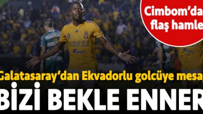 Galatasaray'dan golcü yıldıza mesaj: Enner bizi bekle!