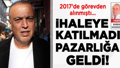 Battal İlgezdi yine tartışmalarla gündemde! İhaleye katılmadı, pazarlığa geldi!