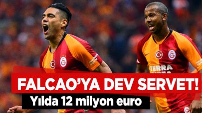 Falcao'ya yılda 12 milyon euro!