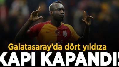 Galarasaray'da 4 futbolcuya Florya'nın kapısı kapandı