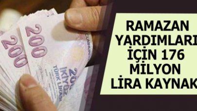 Bakanlıktan 176 milyon lira'lık ramazan yardımı