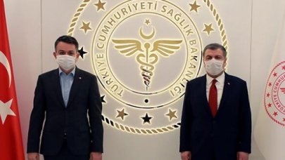 Bakan Fahrettin Koca ve Pakdemirli bir araya geldi