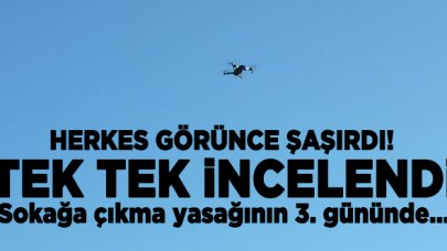 Avcılar'da drone ile denetim