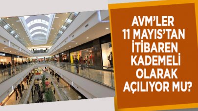 AVM’ler 11 Mayıs’ta açılıyor