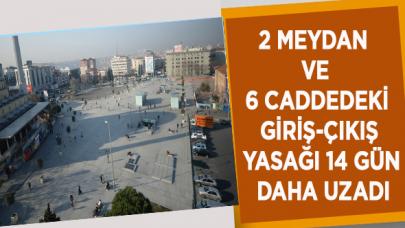 Bağcılar'da 2 meydan ve 6 caddedeki giriş-çıkış yasağı 14 gün daha uzadı