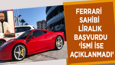 Bin liralık yardıma başvuran Ferrari sahibinin adı açıklanmadı