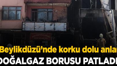 Beylikdüzü Gürpınar'da doğalgaz borusu patladı!