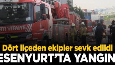 Esenyurt Akçaburgaz Mahallesi'nde yangın!