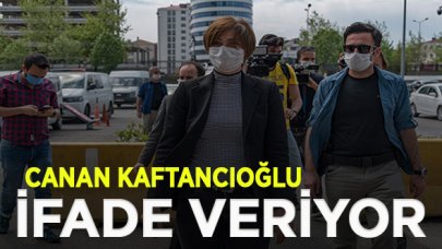 Canan Kaftancıoğlu, ifade vermek için adliyeye geldi