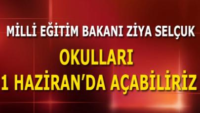 Bakan Selçuk: Normalleşme sürerse okullar 1 Haziran'da açılır