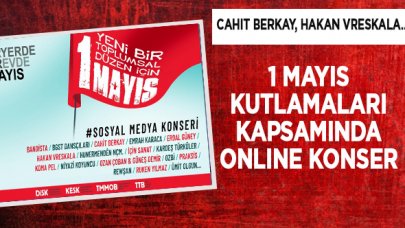 DİSK'ten 1 Mayıs konserleri |Kardeş Türküler, Cahit Berkay, Hakan Vreskala, Rewşan, Bandista, Niyazi Koyuncu...