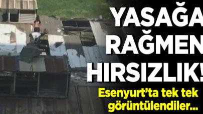 Esenyurt'ta fabrikayı yağmadılar! Sokağa çıkma yasağına rağmen hırsızlık