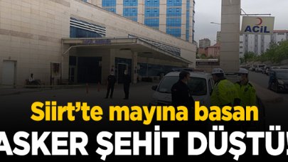 Siirt'te mayına basan asker şehit oldu! İsmi ve memleketi belli oldu mu?