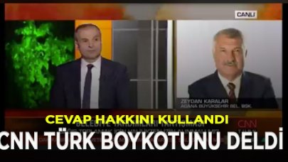 Zeydan Karalar, CHP'nin CNN Türk boykotunu deldi