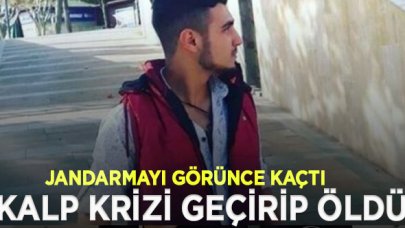 Kısıtlamada sokağa çıktı, jandarmayı görünce kaçarken kalp krizi geçirdi