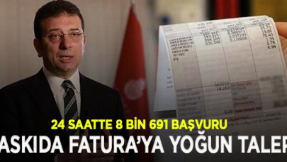 'Askıda Fatura' kampanyasına 24 saatte 8 bin 691 başvuru