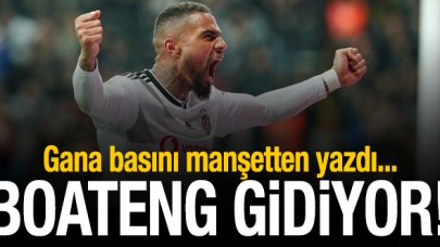 Boateng de gidiyor!